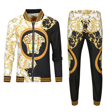 replica versace velvet tracksuit|versace tracksuit men's for cheap.